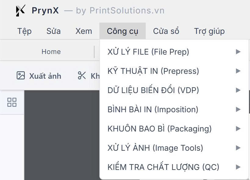 Hình ảnh minh hoạ: Công cụ PrynX
